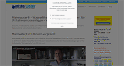 Desktop Screenshot of misterwater.eu